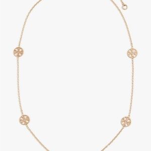 Tory Burch's signature Miller collection necklace.